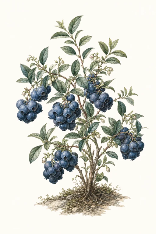 Botanical illustration of Chandler