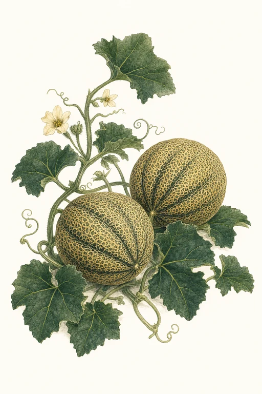 Botanical illustration of Athena