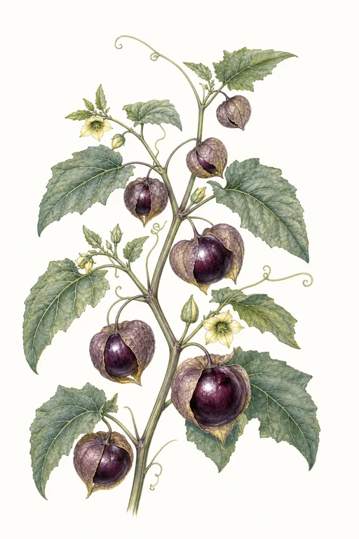 Botanical illustration of De Milpa Purple