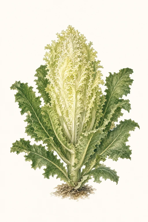 Botanical illustration of Endive