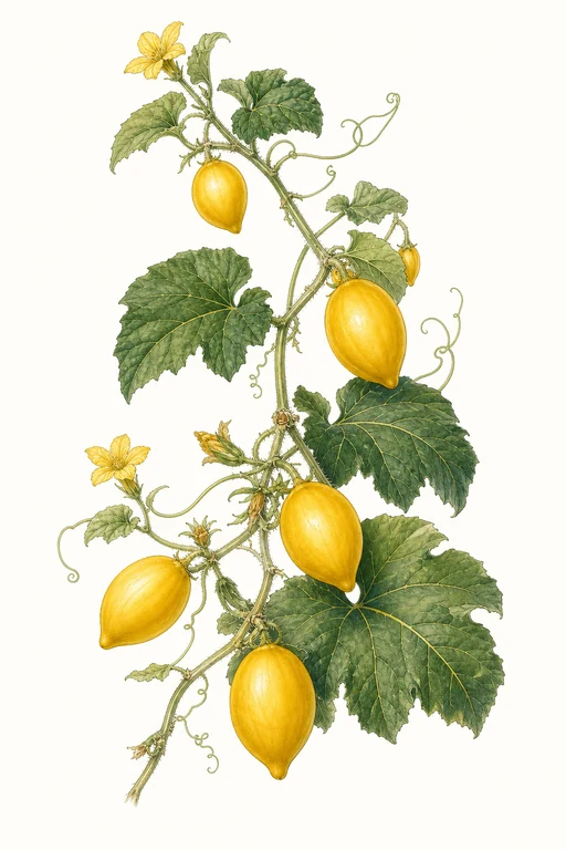 Botanical illustration of Golden Flavonoid