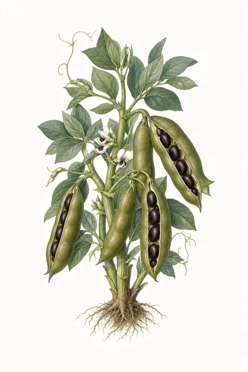 Botanical illustration of Reina Mora