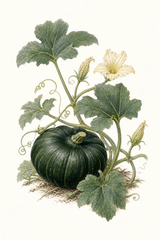 Botanical illustration of Buttercup
