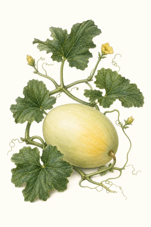 Botanical illustration of Snow Mass