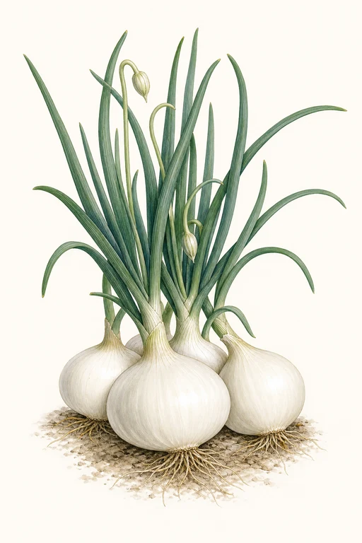 Botanical illustration of Crystal White Wax