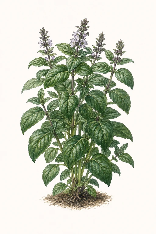 Botanical illustration of Cardinal
