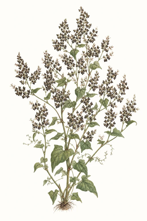 Botanical illustration of Sprutny Buckwheat