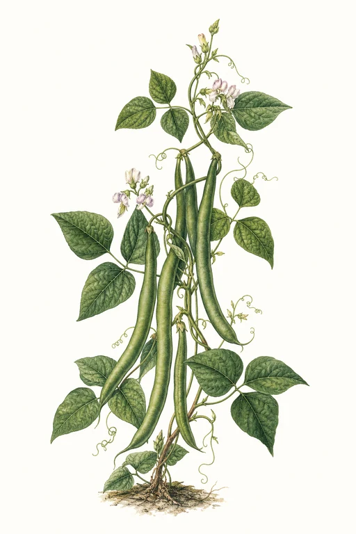 Botanical illustration of Kentucky Pole