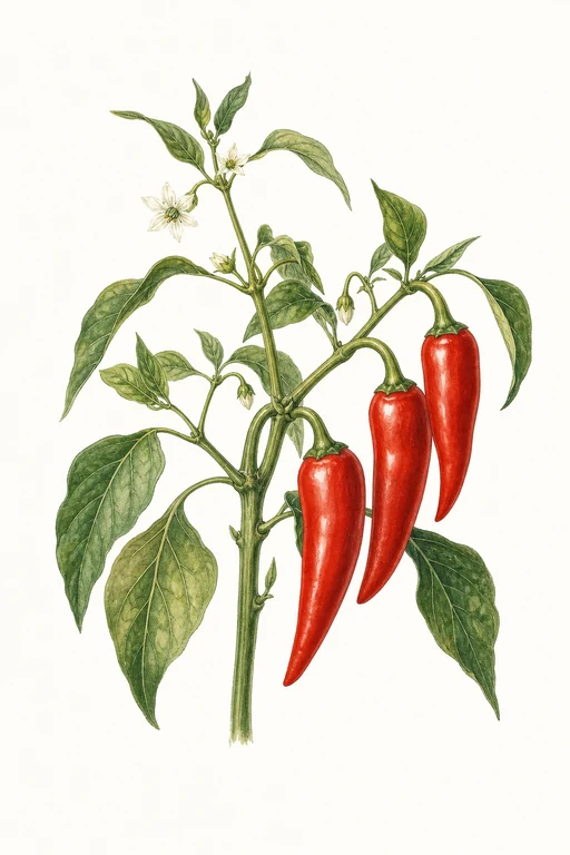 Botanical illustration of Purple Glazer