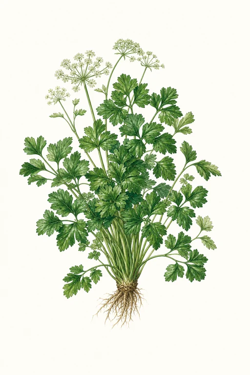 Botanical illustration of Italian Giant