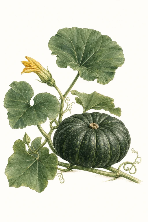 Botanical illustration of Tetsukabuto