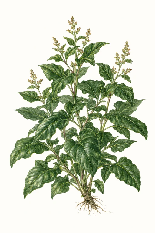 Botanical illustration of Tampala Green