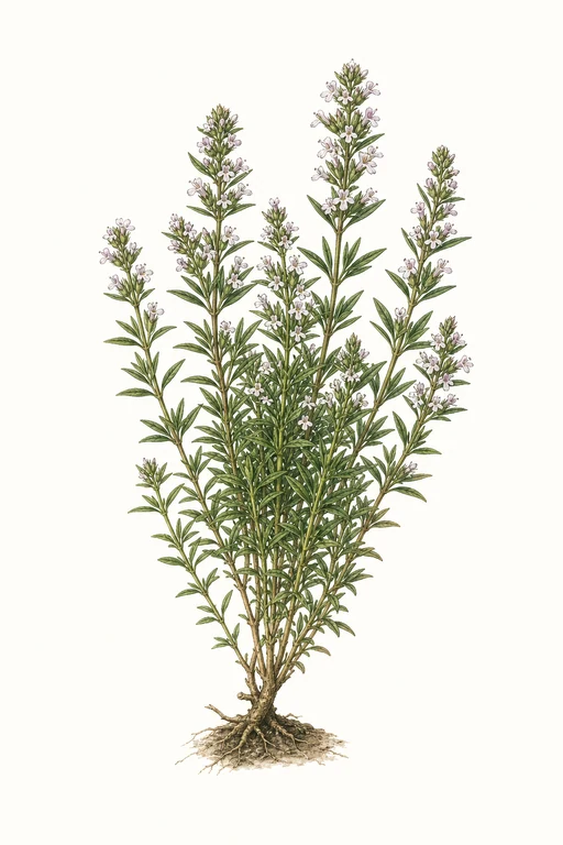 Botanical illustration of Summer