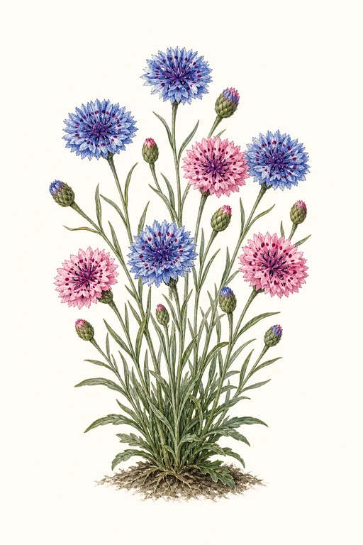 Botanical illustration of Polka Dot Mix