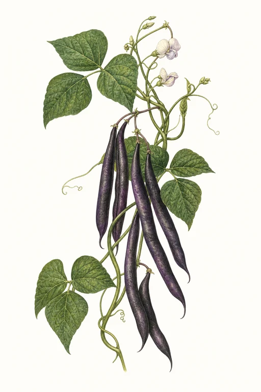Botanical illustration of Trionfo Violetto