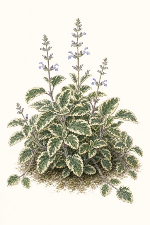 Botanical illustration of Dwarf Sage