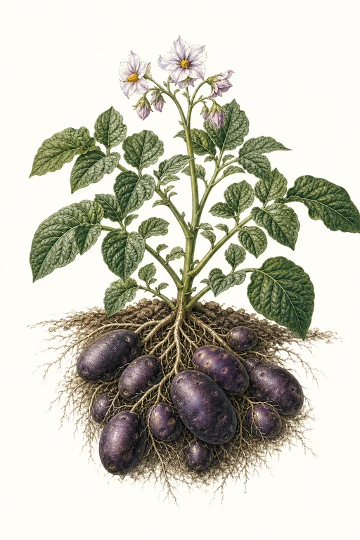 Botanical illustration of Viking Purple