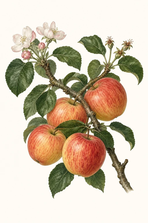 Botanical illustration of Ulster Gala