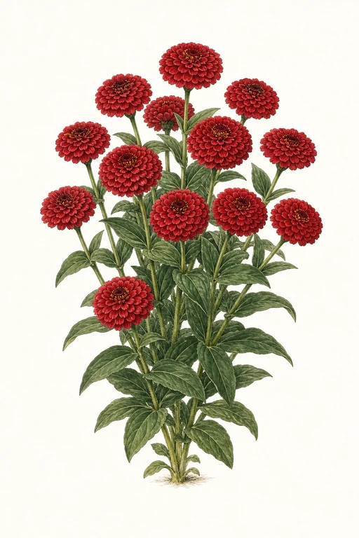 Botanical illustration of Profusion Cherry