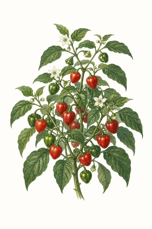 Botanical illustration of Big Bomb