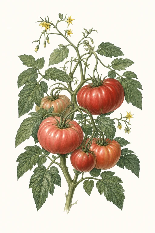 Botanical illustration of Brandywine