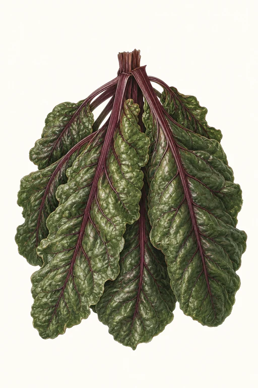 Botanical illustration of Chard de Bordeaux