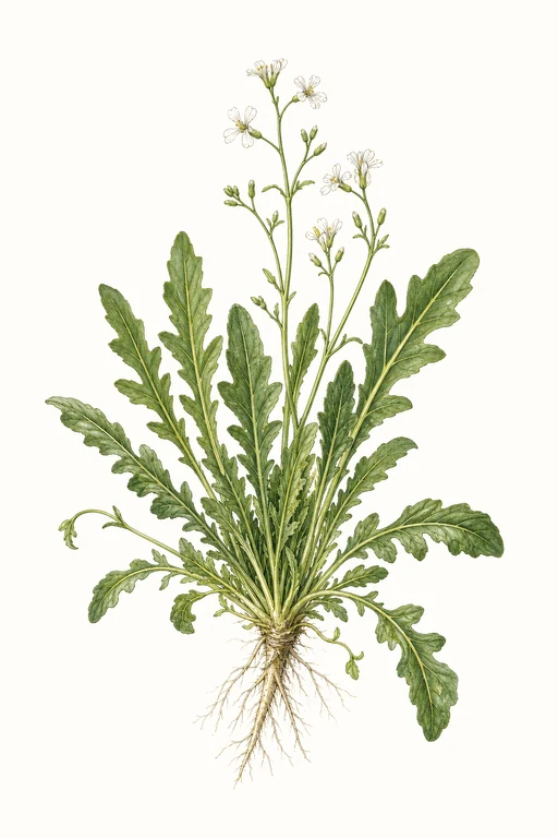 Botanical illustration of Italian Rucola