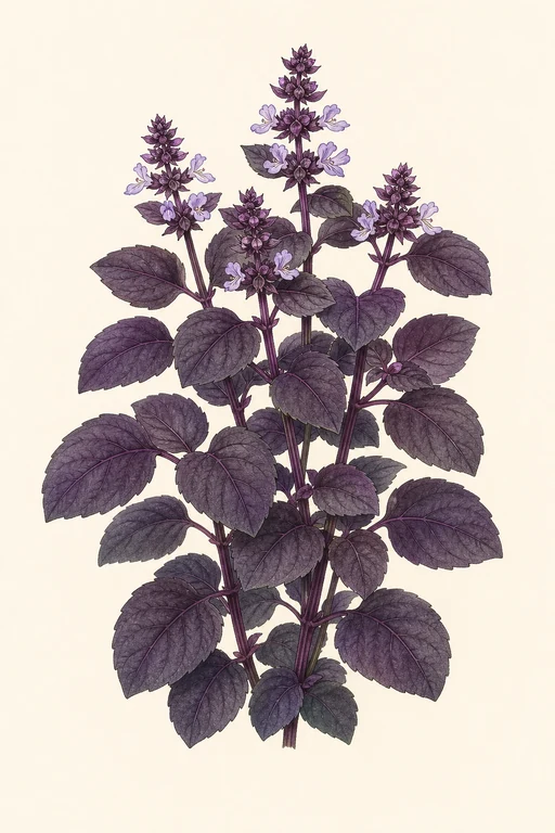 Botanical illustration of Amethyst Improved