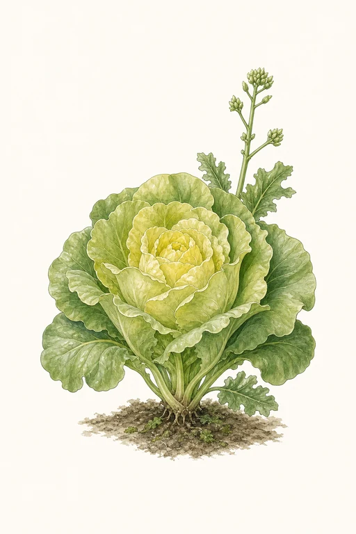 Botanical illustration of Merveille Des Quatre Saisons