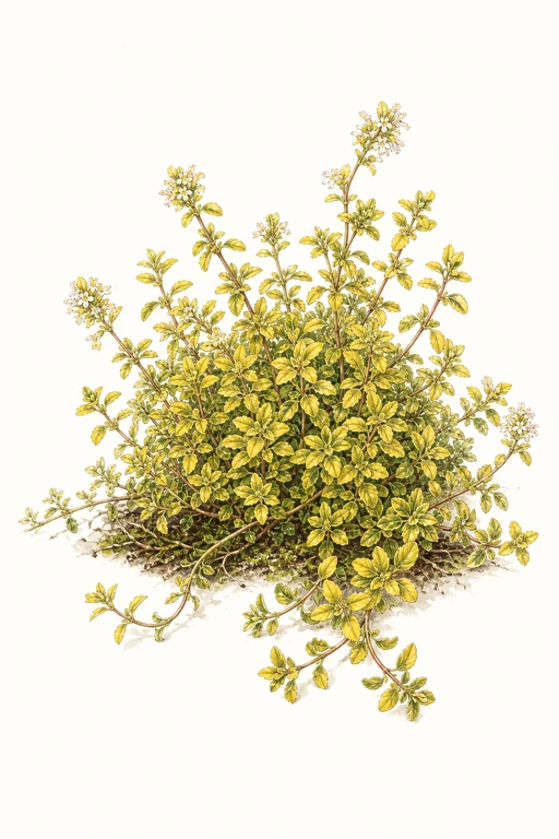 Botanical illustration of Aureus