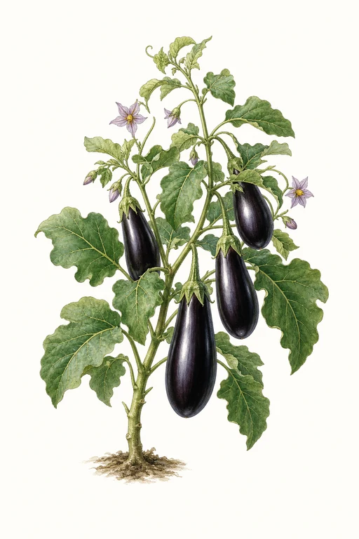 Botanical illustration of Asian Delight