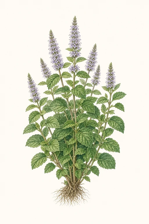 Botanical illustration of Mint The Best