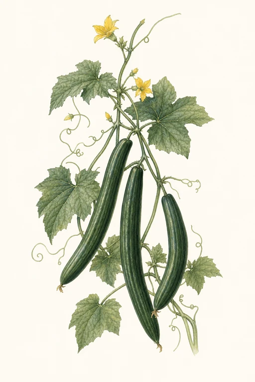 Botanical illustration of Aonaga Jibai