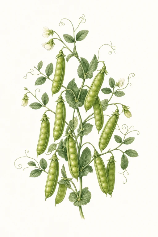 Botanical illustration of Laxton's Progress No. 9