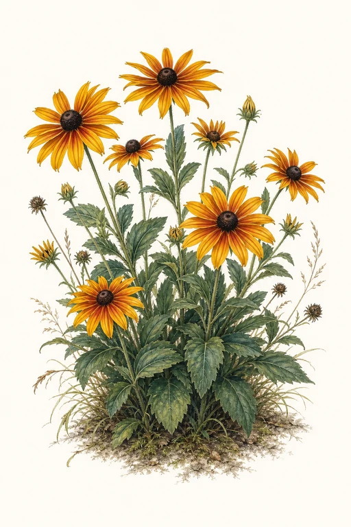 Botanical illustration of Autumn Colors