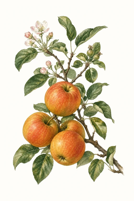 Botanical illustration of Autumn Gala