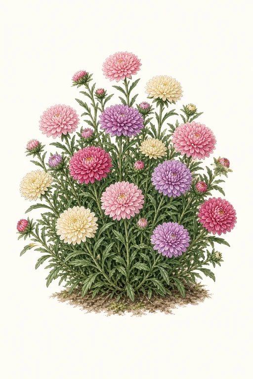 Botanical illustration of Milady Mix