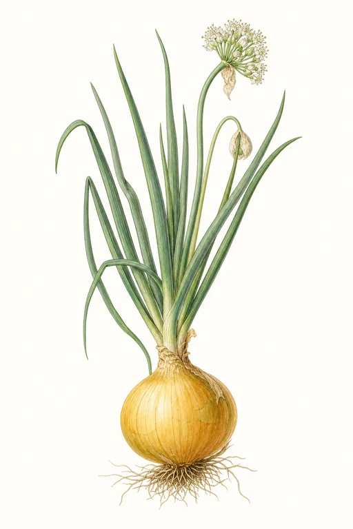 Botanical illustration of Copra
