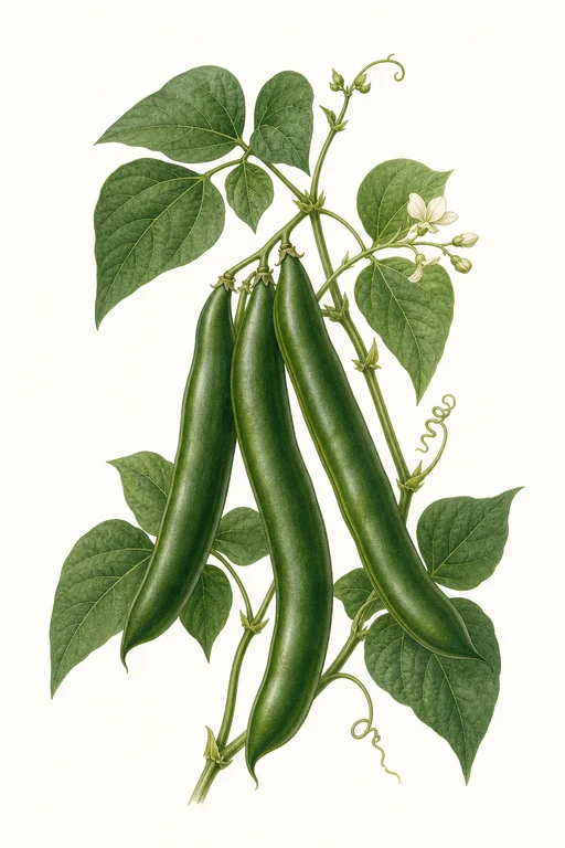 Botanical illustration of Romano