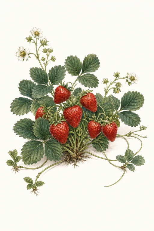 Botanical illustration of Ozark Beauty