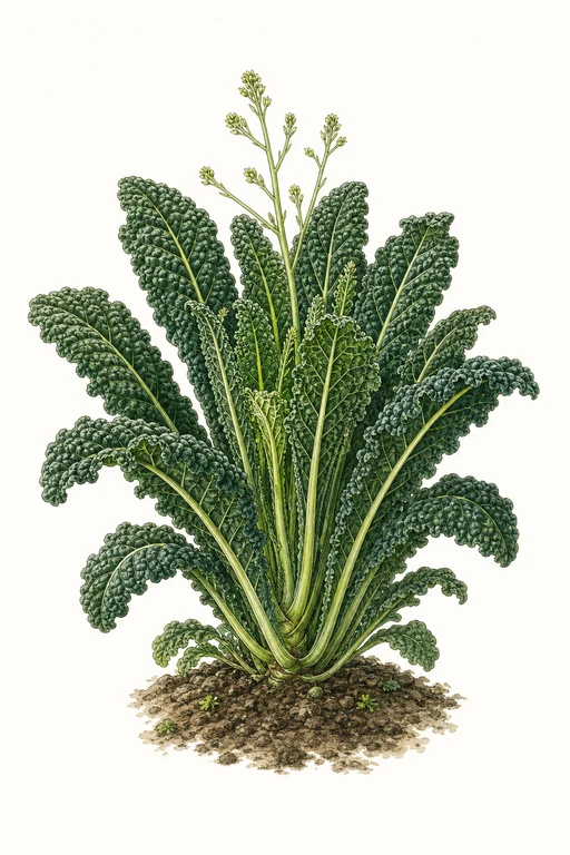 Botanical illustration of Bloomsdale Savoy