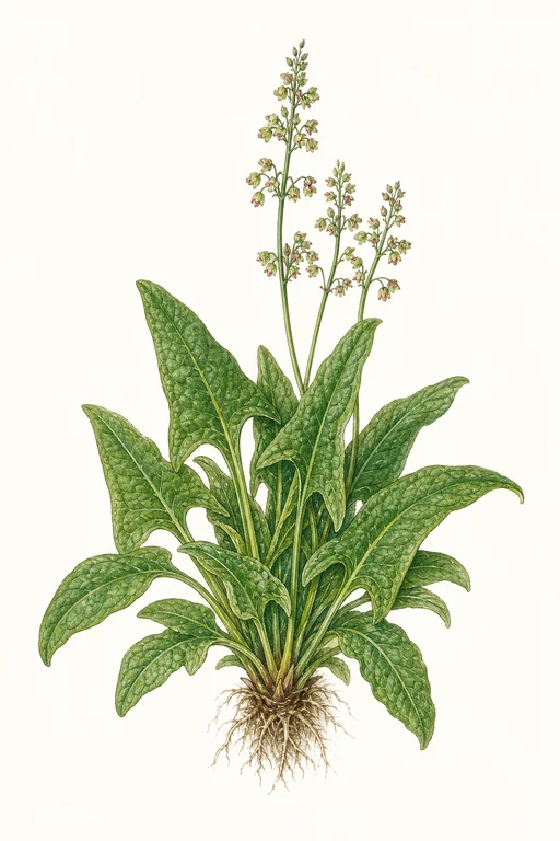 Botanical illustration of Garden Sorrel