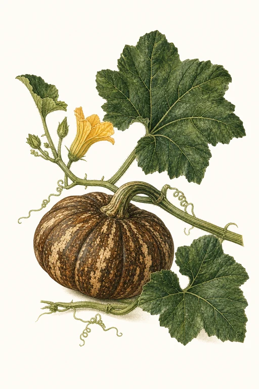 Botanical illustration of Ponca