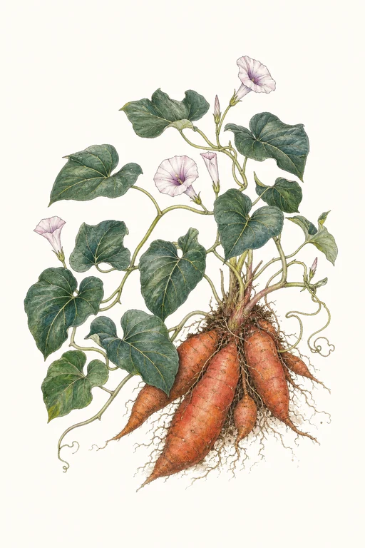 Botanical illustration of Beni Azuma