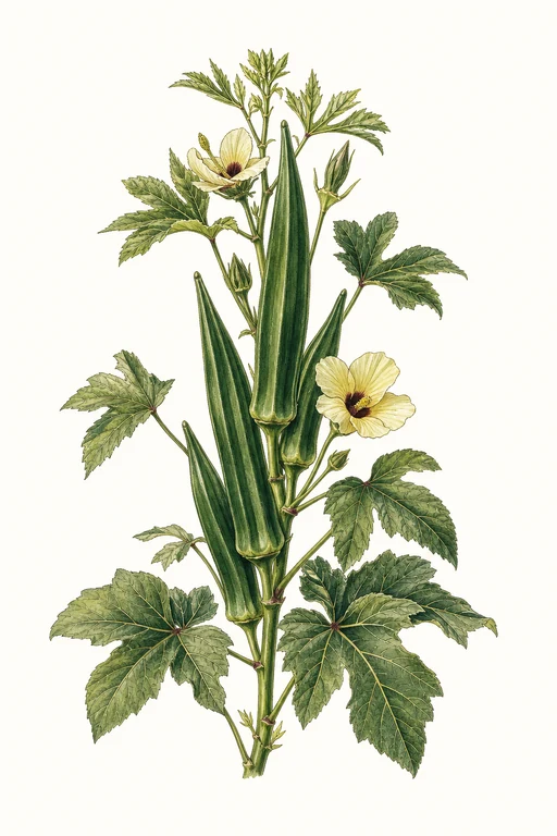Botanical illustration of Fidji