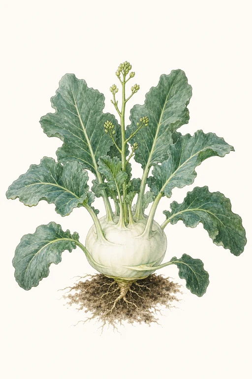 Botanical illustration of Delicacy White