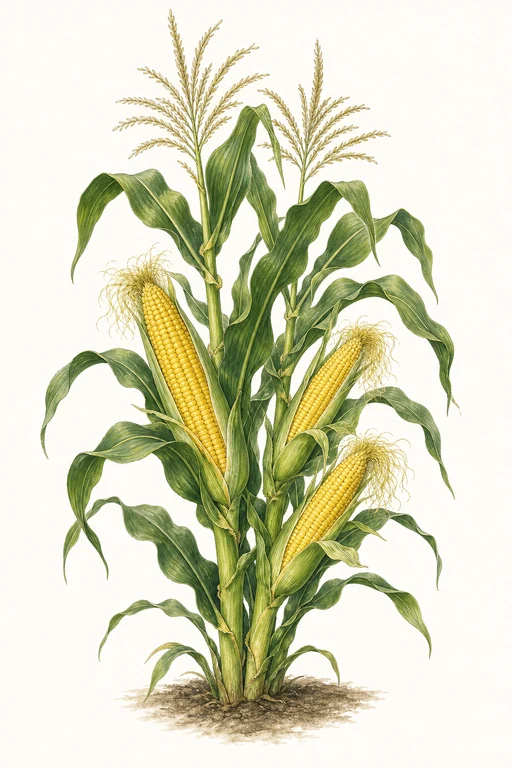 Botanical illustration of Luther Hill