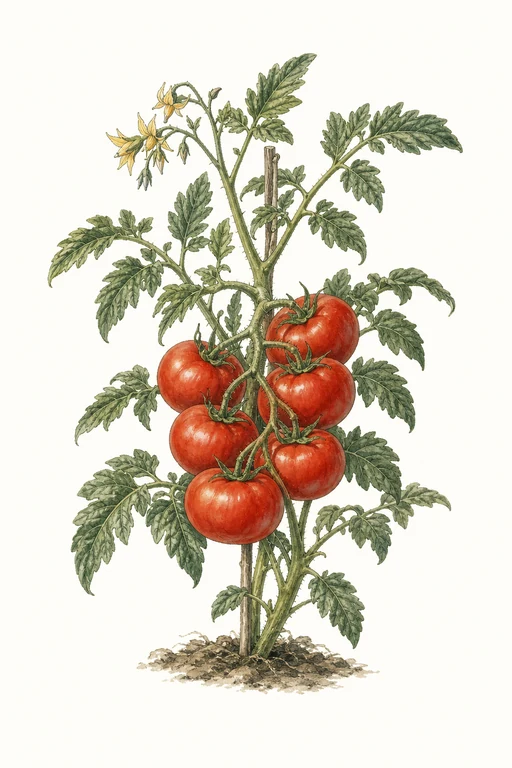 Botanical illustration of Heidi