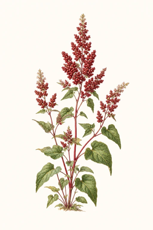 Botanical illustration of Takeno Ruby