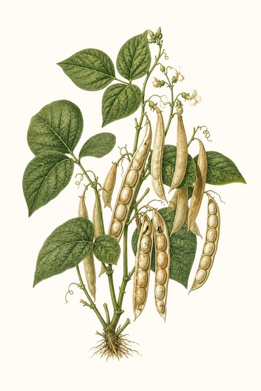 Botanical illustration of Huron Bean